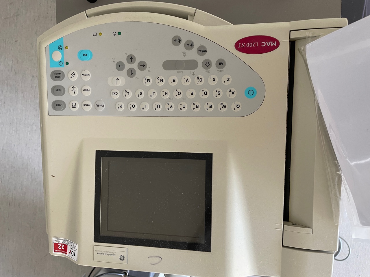 GE Medical Systems MAC 1200ST EKG Gerät
