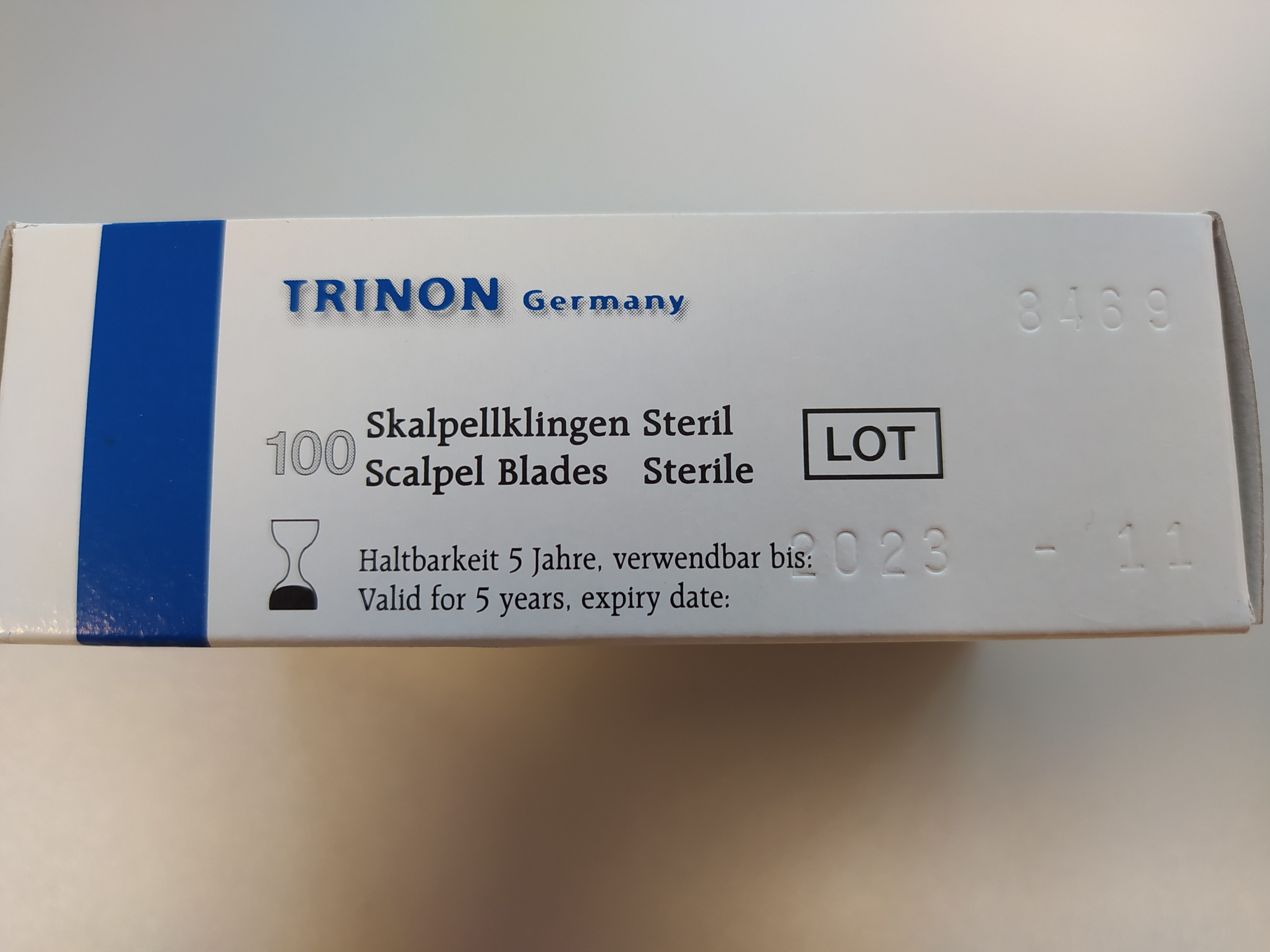 Trinon Skalpellklingen Scalpel Blade, Steril, 100 Pcs, Fig 11