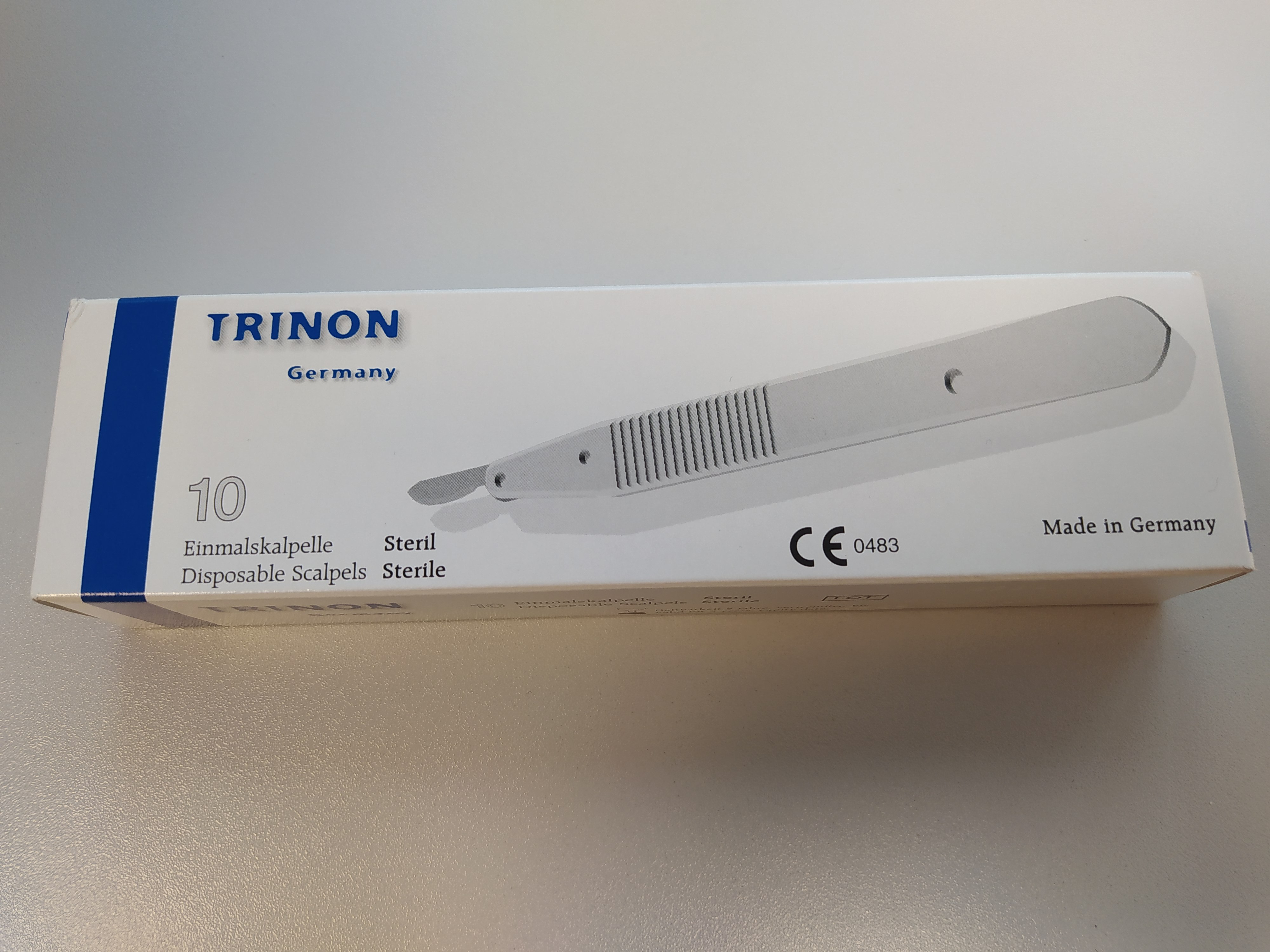 Trinon Einmalskalpelle Disposable Scalpel, 10 Pcs, Fig 15