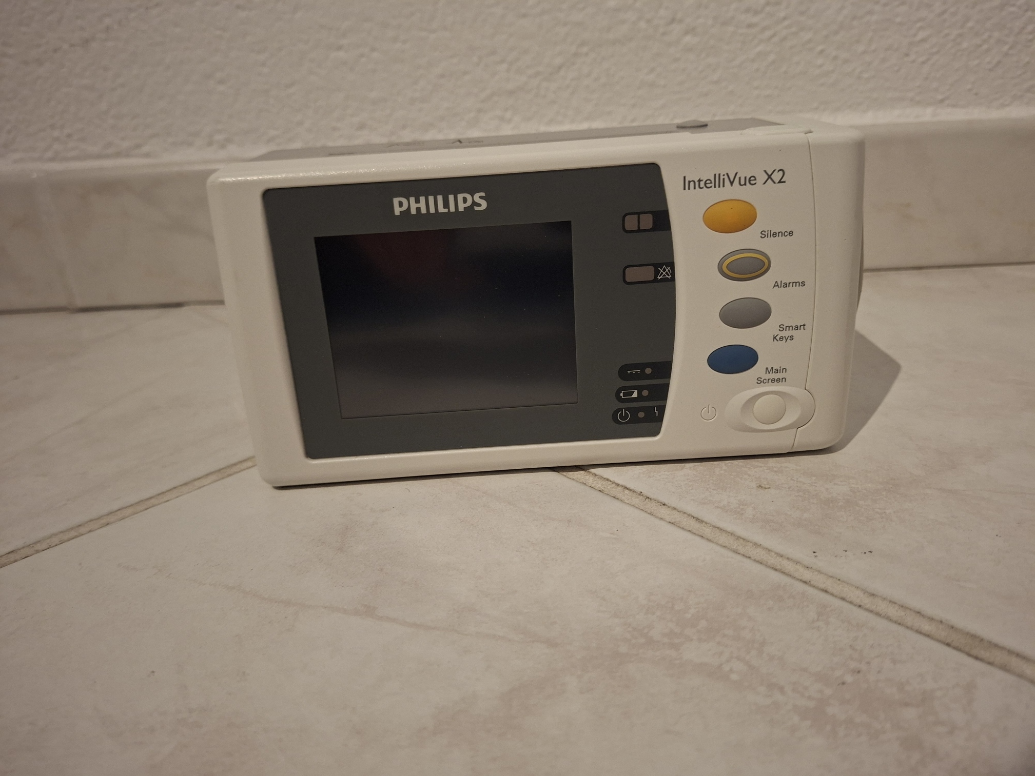 Intellivue MP70 mit X2 Transportmodul, EKG-Stammkabel, SPO2, NIBP