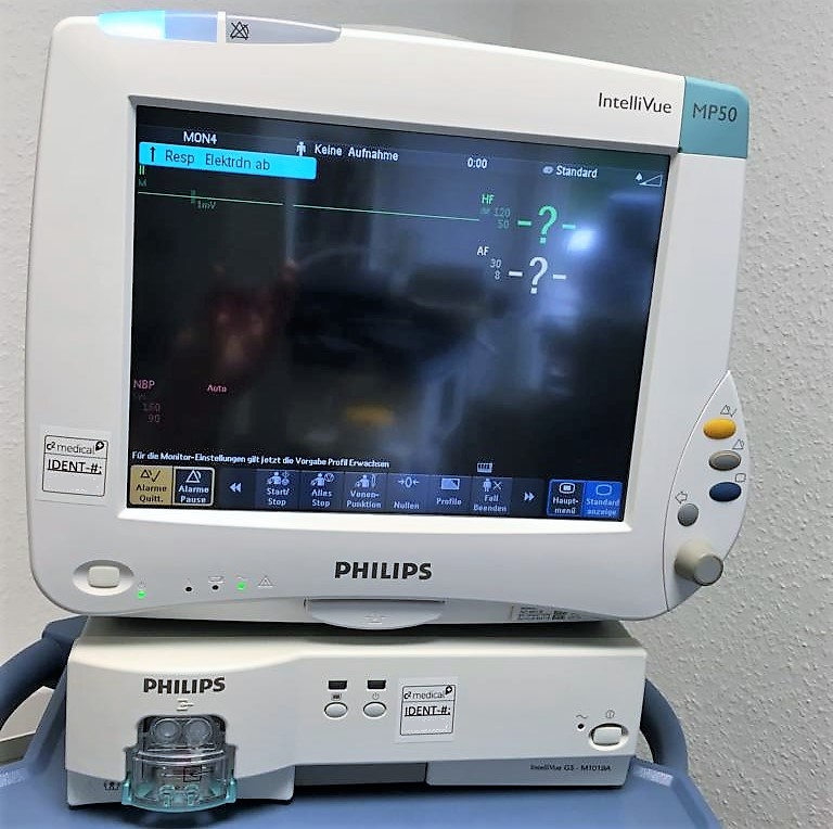 Philips IntelliVue MP 50 Patientenmonitor inkl. IntelliVue G5
