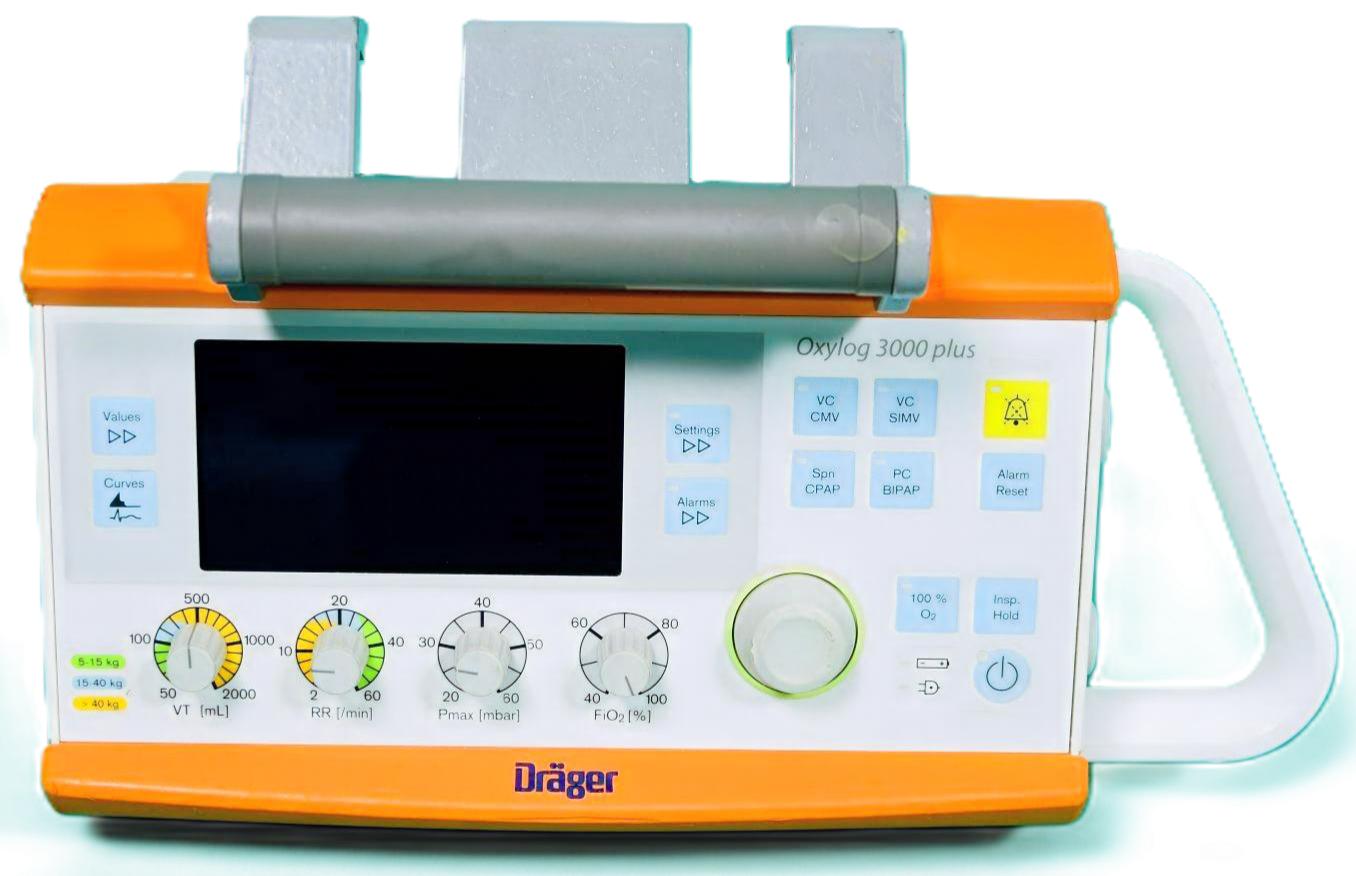 DRÄGER Oxylog 3000 emergency and transport ventilator 