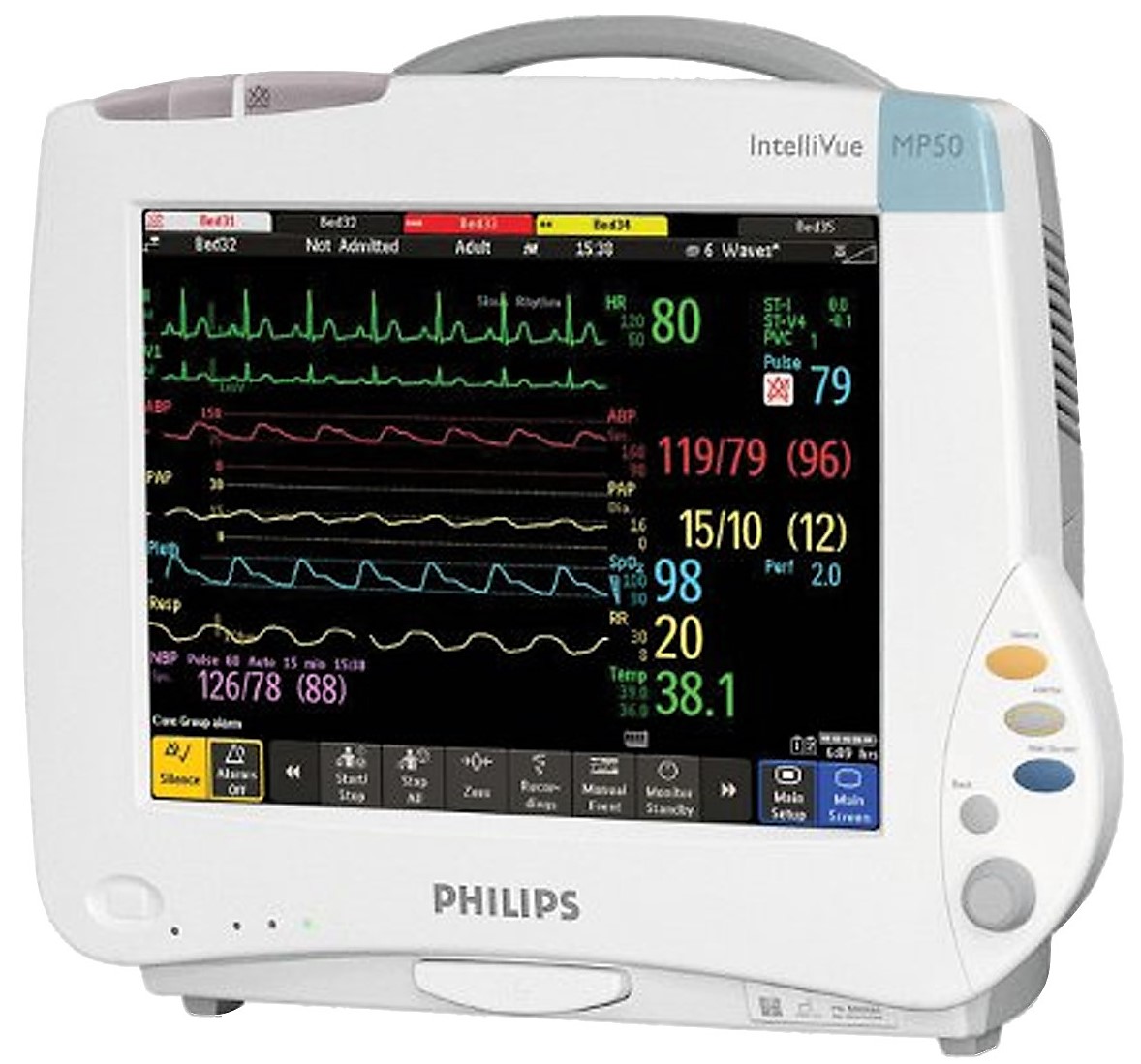 Philips IntelliVue MP 50 Patientenmonitor  inkl. Messmodul